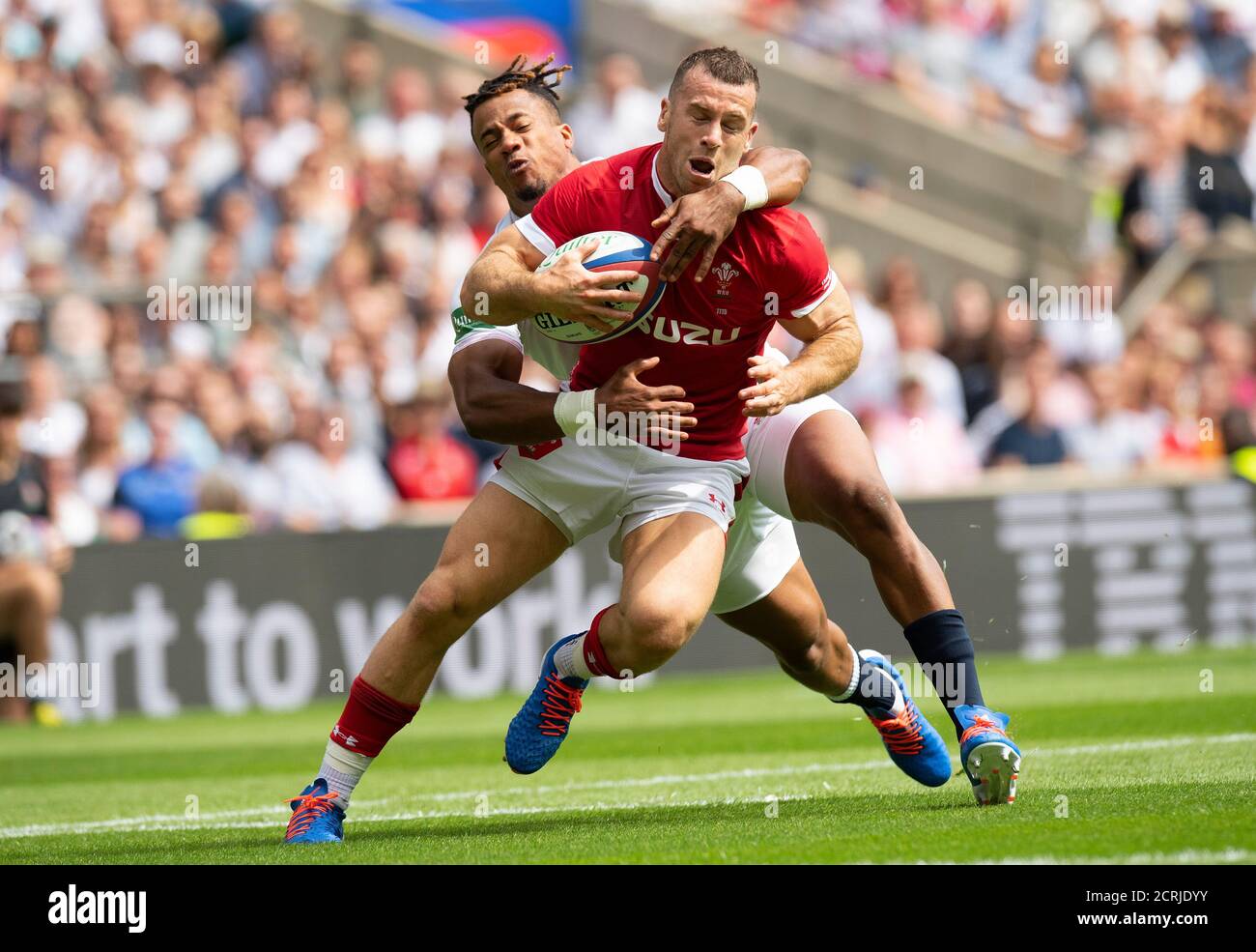 Rugby try line hi-res stock photography and images - Alamy