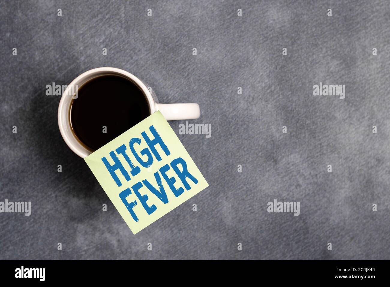 Word writing text High Fever. Business photo showcasing medical ...