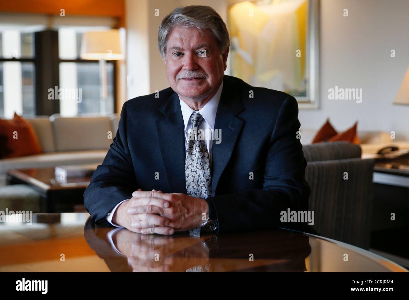 Discovery Channel founder John Hendricks sits for a portrait in New York  March 17, 2015. Discovery Channel founder John Hendricks on Wednesday  launched a subscription streaming service for fans of science, technology