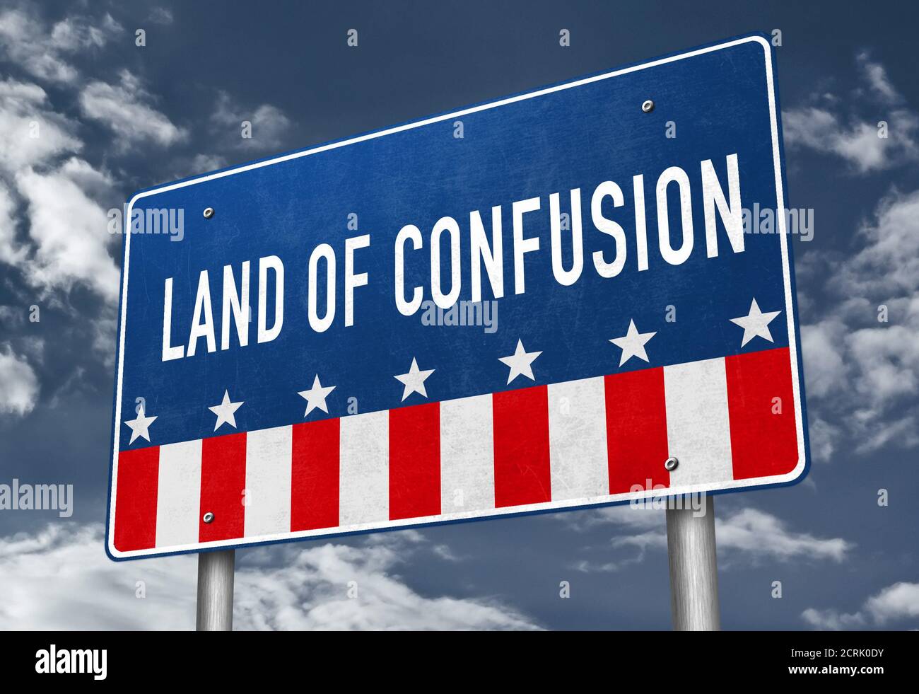 Land of Confusion Stock Photo