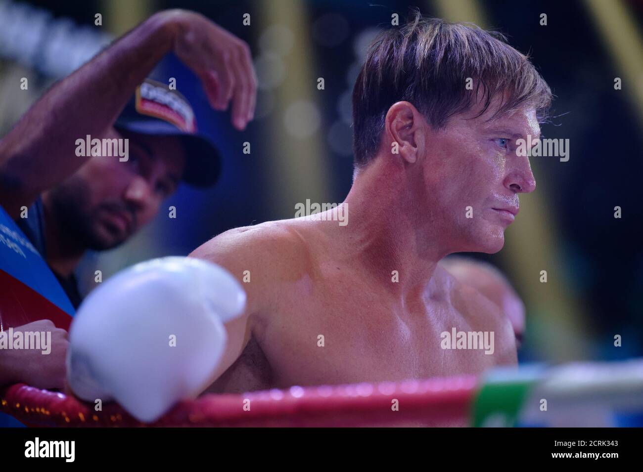 Cologne, Germany. 18th Sep, 2020. Reality star Stephan Jerkel is in the  boxing ring at the TV show "Das große Sat.1 Promiboxen". Credit: Henning  Kaiser/dpa/Alamy Live News Stock Photo - Alamy