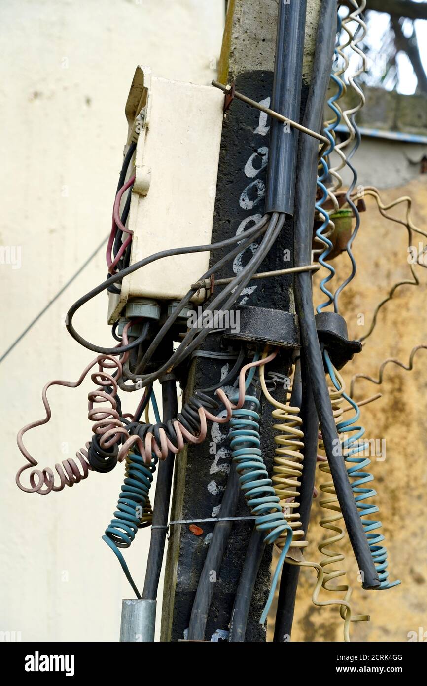 Street Light Power Cable Final connections of Lighting System to power