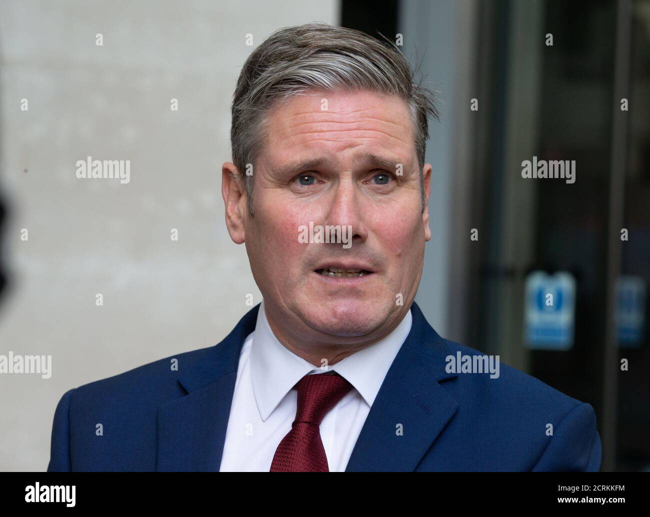 London, UK. 20th Sep, 2020. Labour Leader, Keir Starmer, at the BBC ...