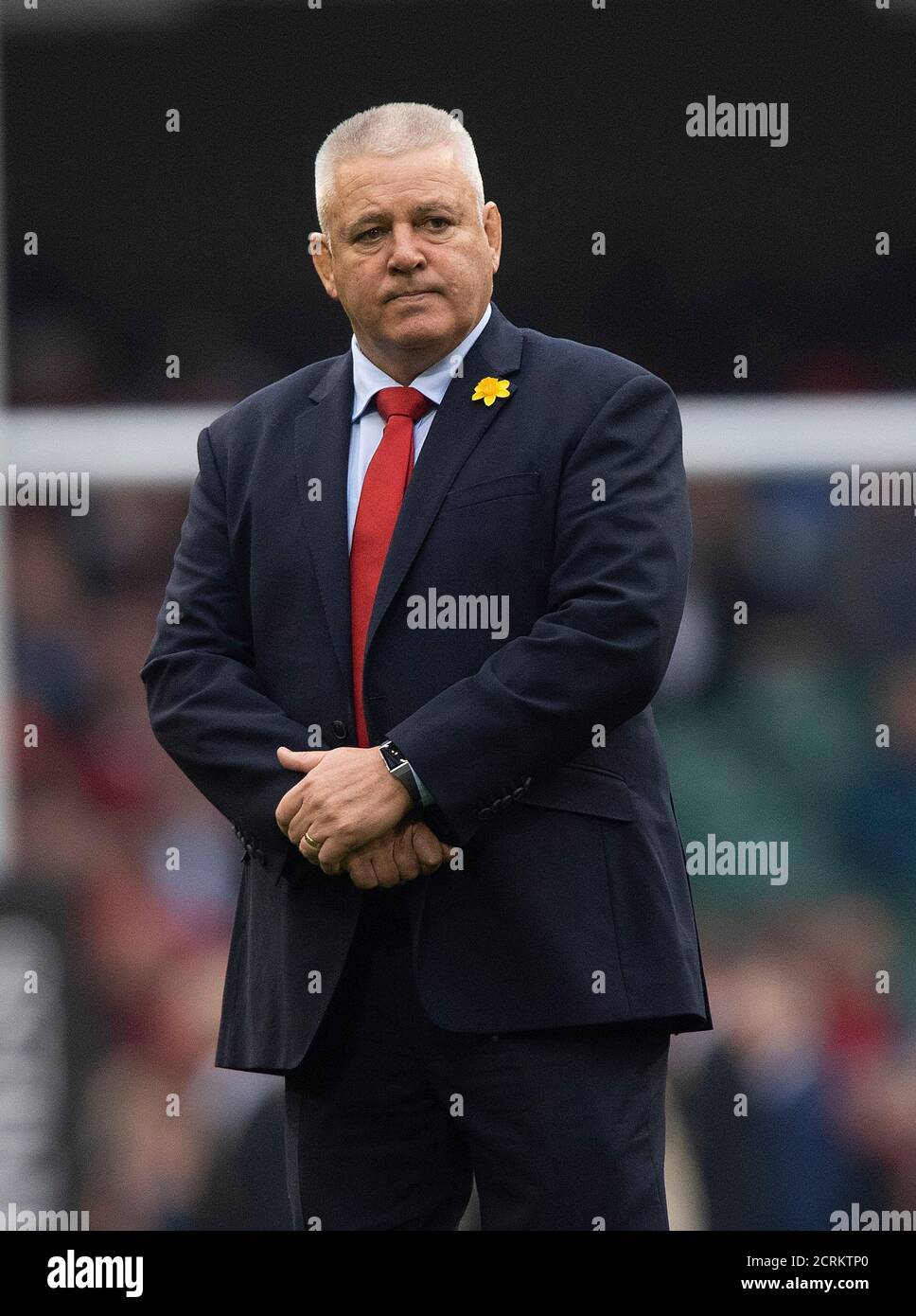 Wales Head Coach Warren Gatland. Wales v England. Six Nations.  PHOTO CREDIT :  © MARK PAIN / ALAMY STOCK PHOTO Stock Photo