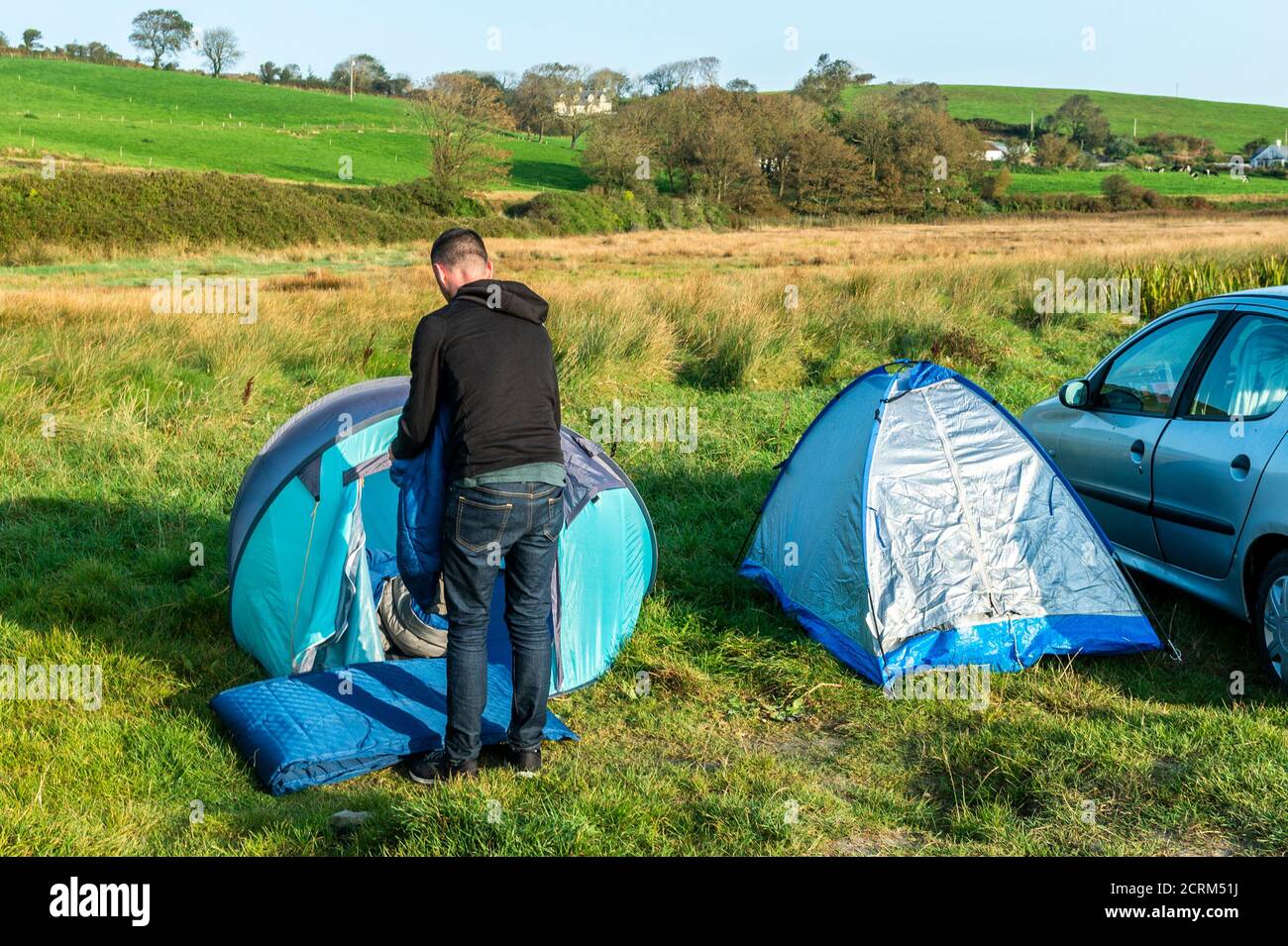 People Camping Ireland High Resolution Stock Photography And Images Alamy