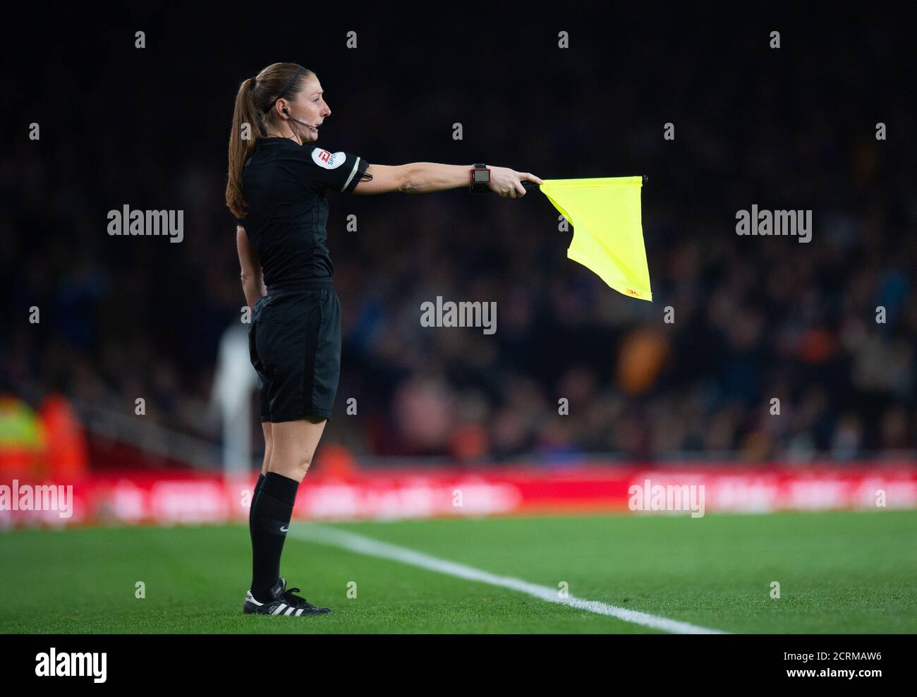 Assistant Referee Sian Massey-Ellis.  Picture Credit : © Mark Pain / Alamy Stock Photo
