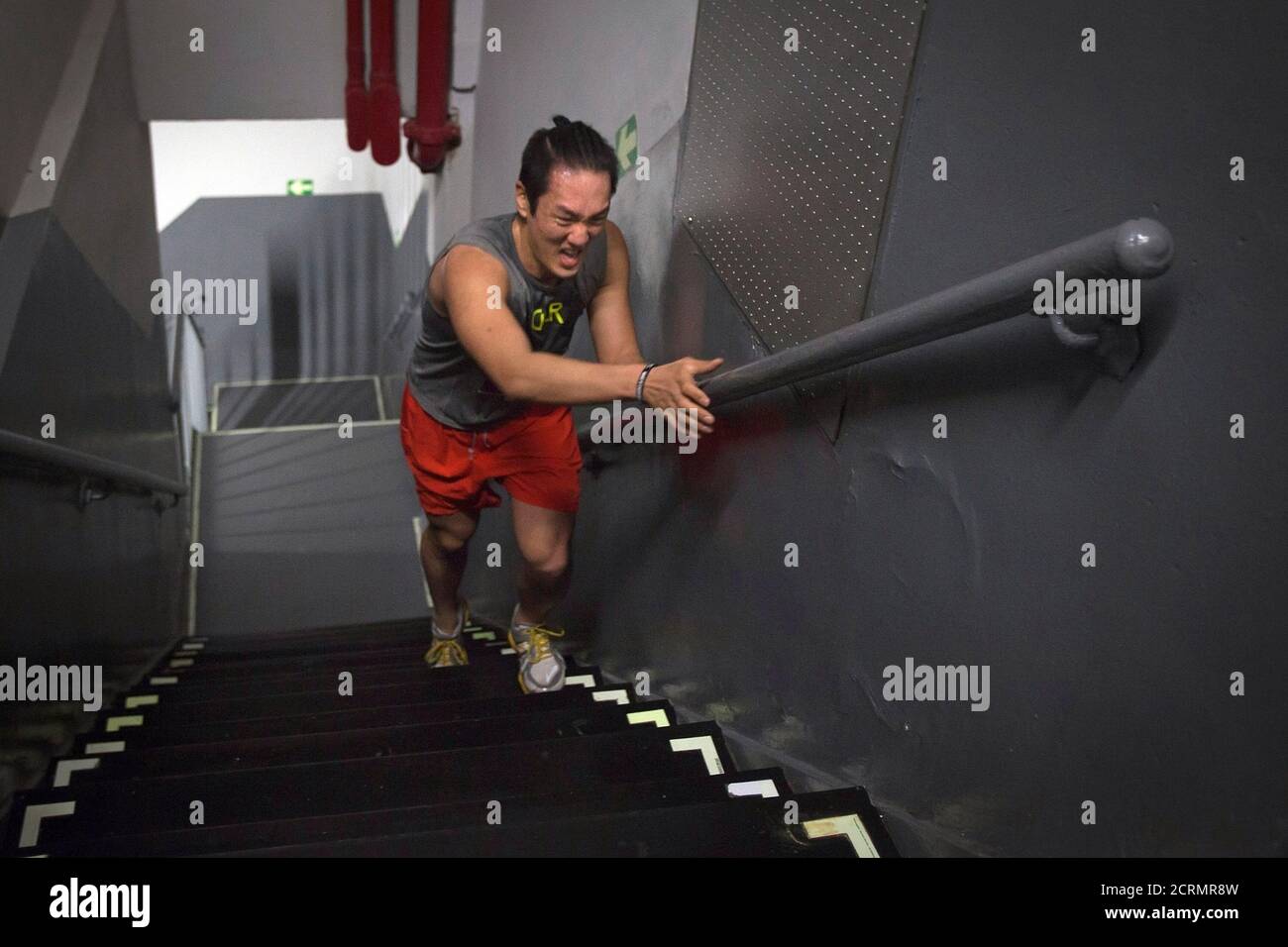 Athletics empire state run up hires stock photography and images Alamy