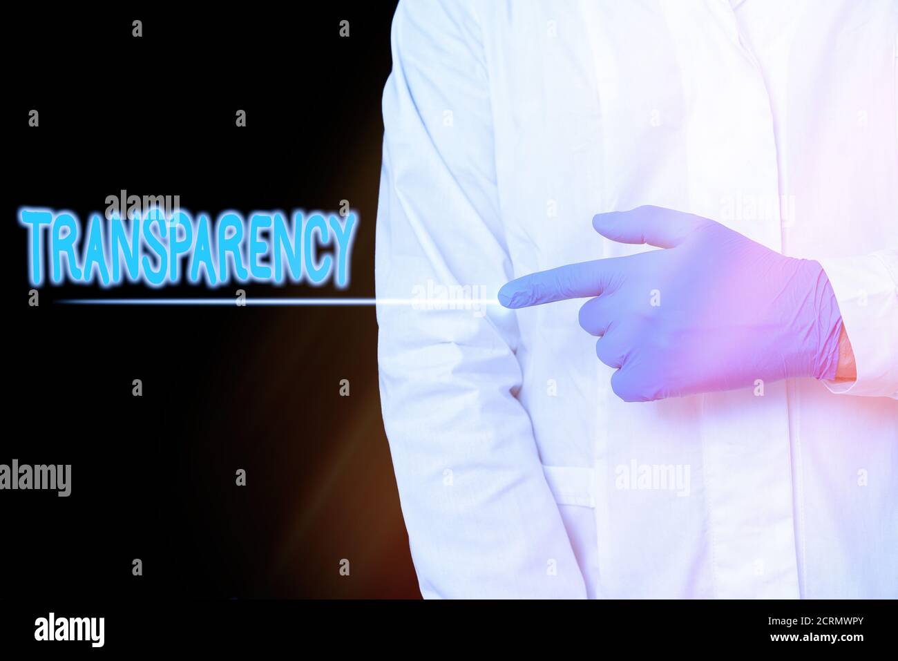 Conceptual hand writing showing Transparency. Concept meaning something transparent especially a picture viewed by light Displaying Sticker Paper Acce Stock Photo