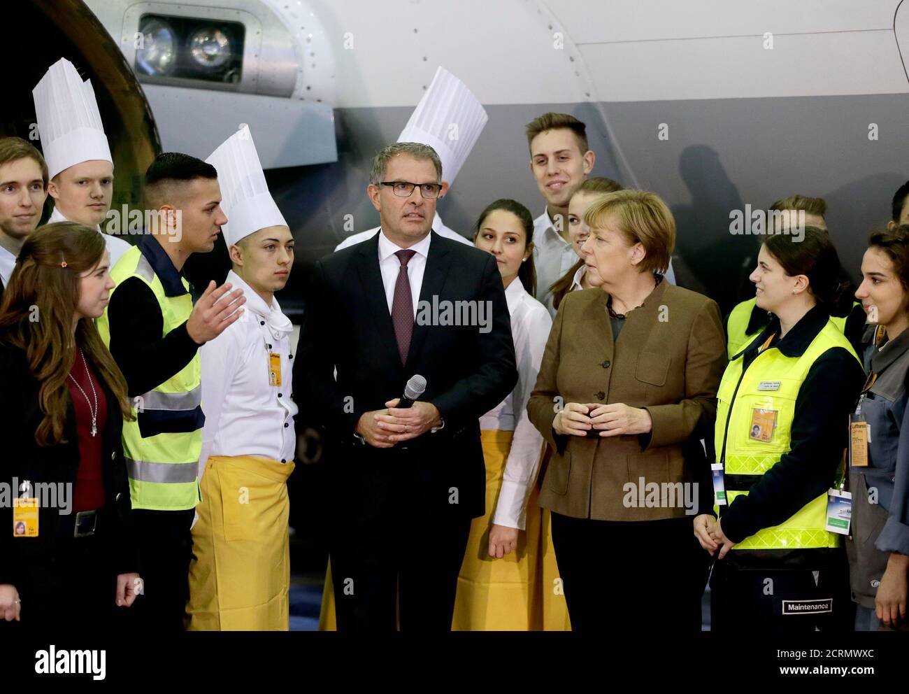 German Chancellor Angela Merkel Lufthansa High Resolution Stock Photography And Images Alamy