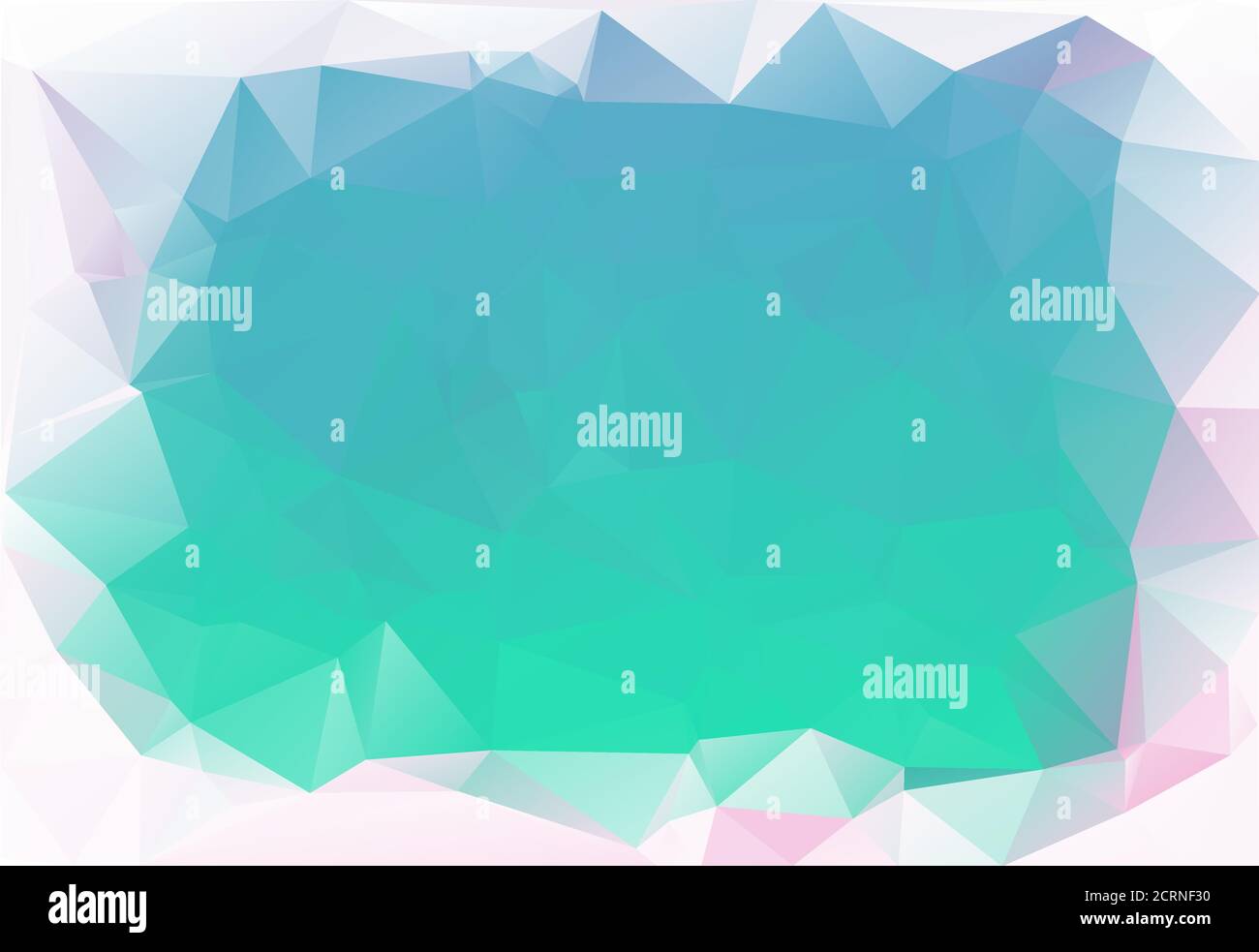 Cool White Triangles Frame Abstract Gradient Polygonal Background Vector Illustration Stock Vector