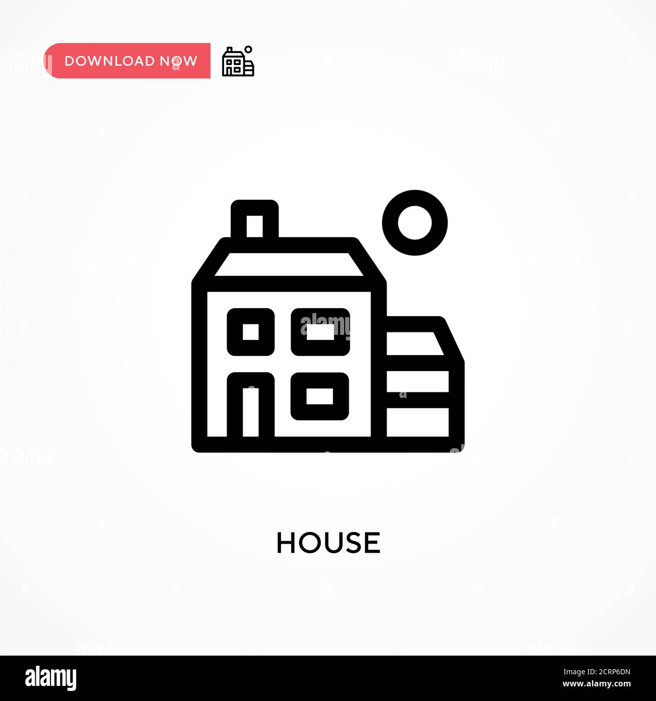 House Simple vector icon. Modern, simple flat vector illustration for ...