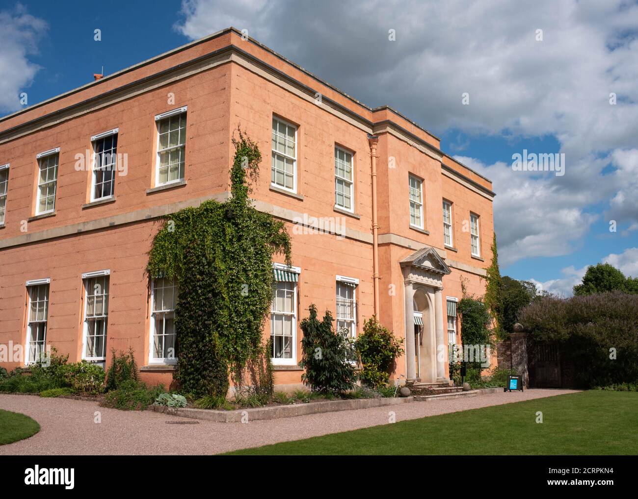 Killerton House National Trust Georgian property near Exeter in Devon, UK during the partial lockdown due to coronavirus pandemic 2020sum Stock Photo
