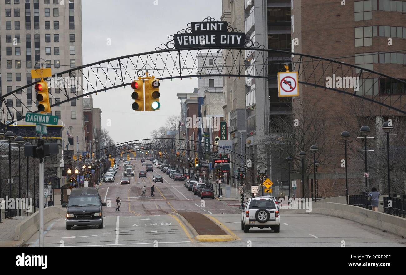 Downtown flint michigan hires stock photography and images Alamy
