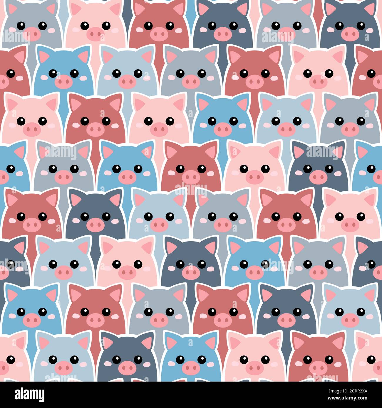 Pig seamless pattern. Vector background Stock Vector Image & Art - Alamy