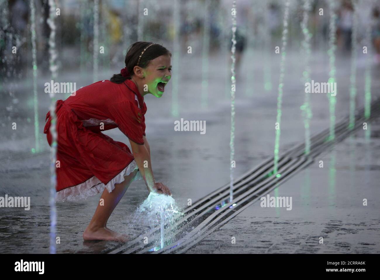 Russian fountain girl hires stock photography and images Alamy