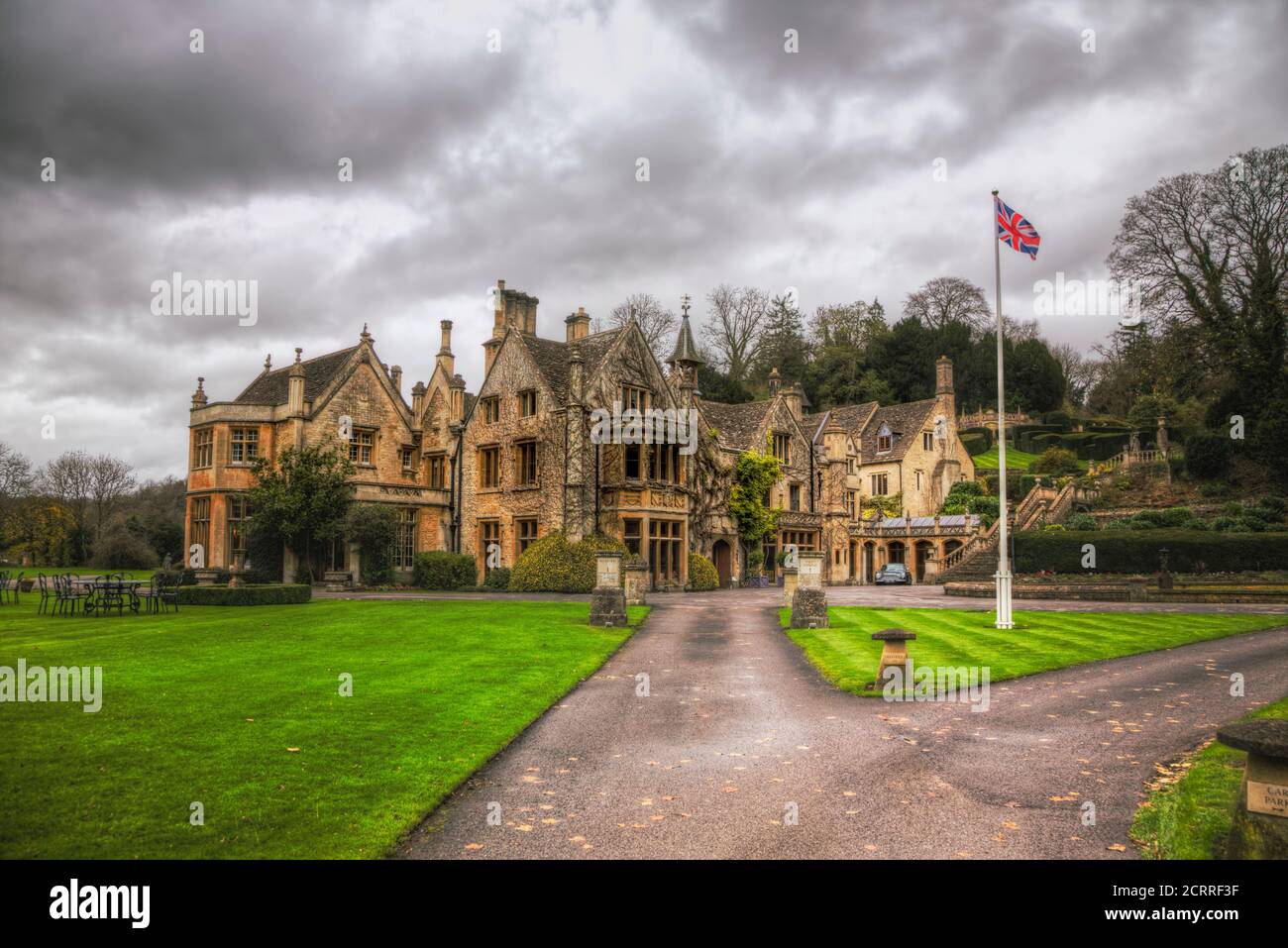 Manor House Hotel, Castle Combe, Cotswolds, Wiltshire, England, UK Stock Photo