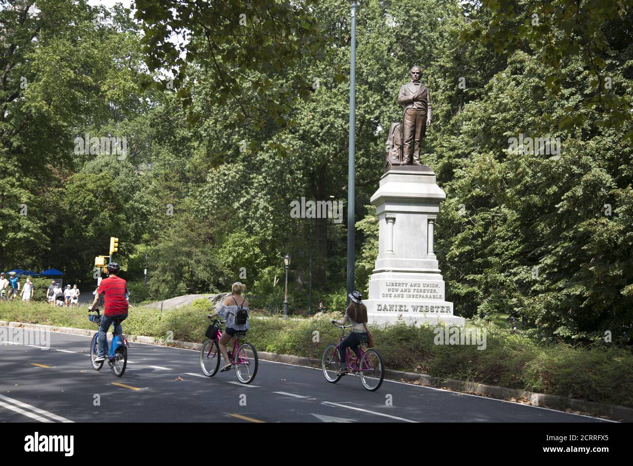 Prominent statue of Daniel ster in Central Park, New York City Stock Photo Alamy