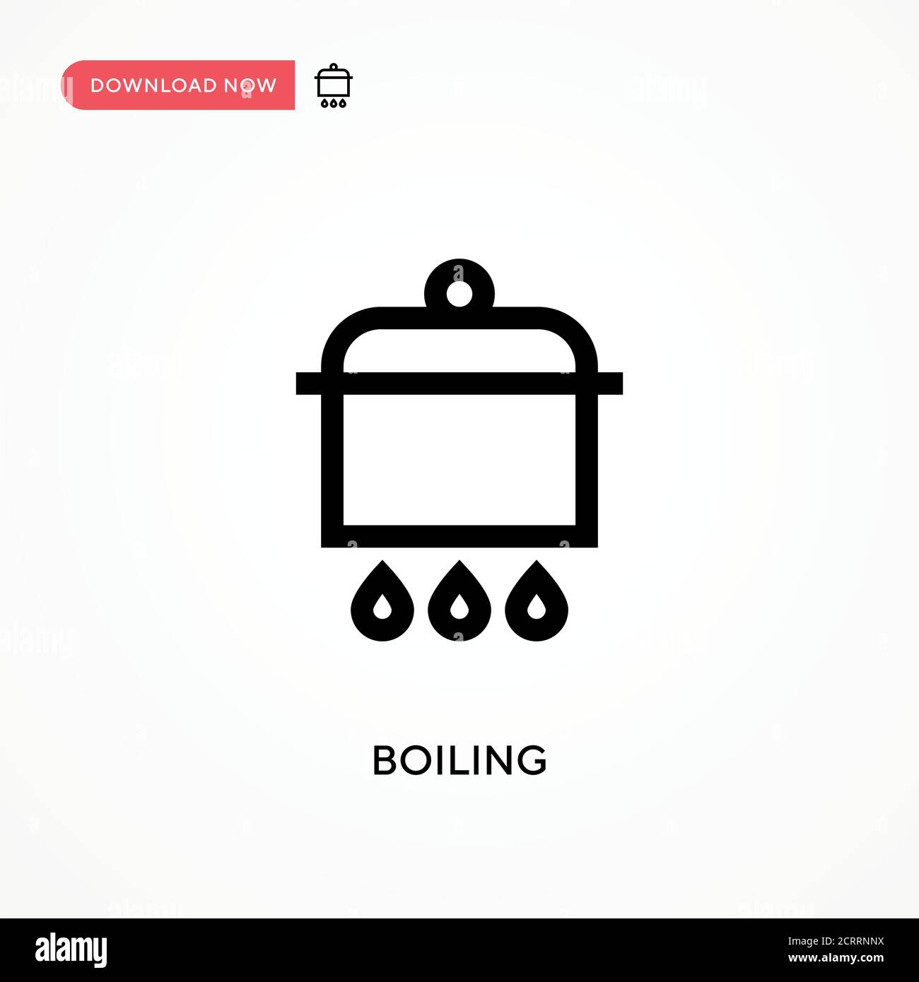 Boiling water egg Stock Vector Images - Alamy