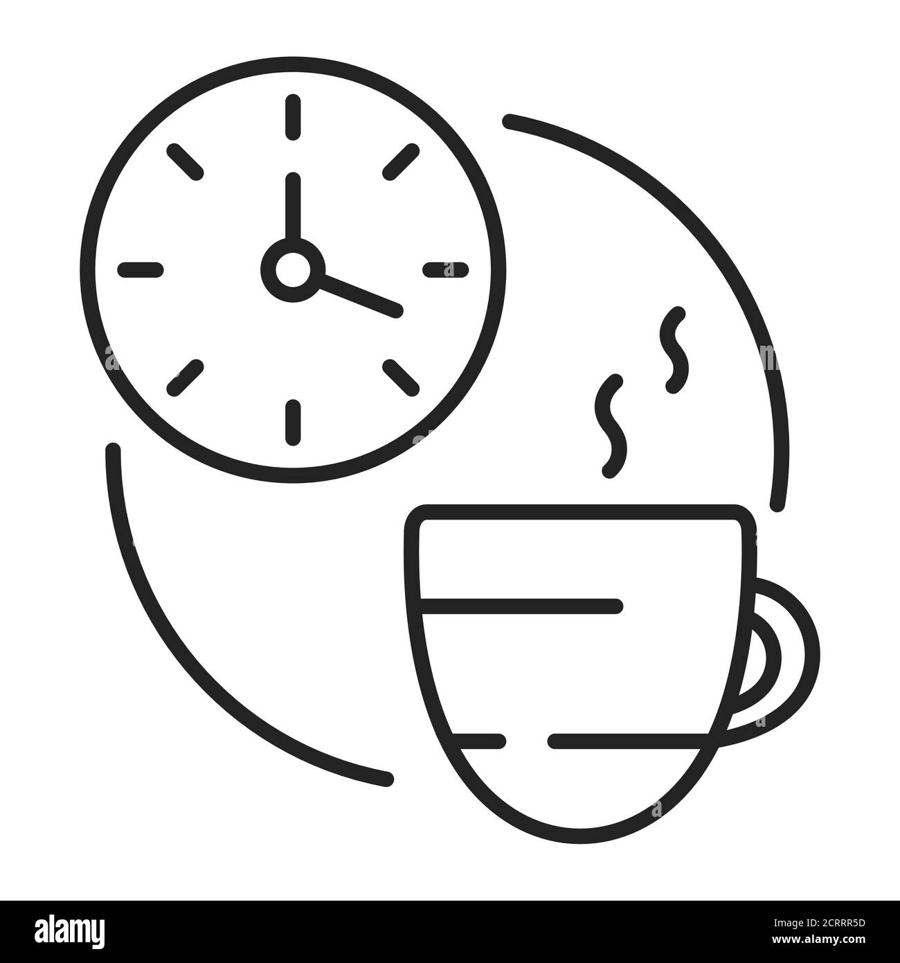 Take a break black line icon. To have a short rest period in one's work or  studies, other activities. Pictogram for web page, mobile app, promo. UI UX  Stock Vector Image &
