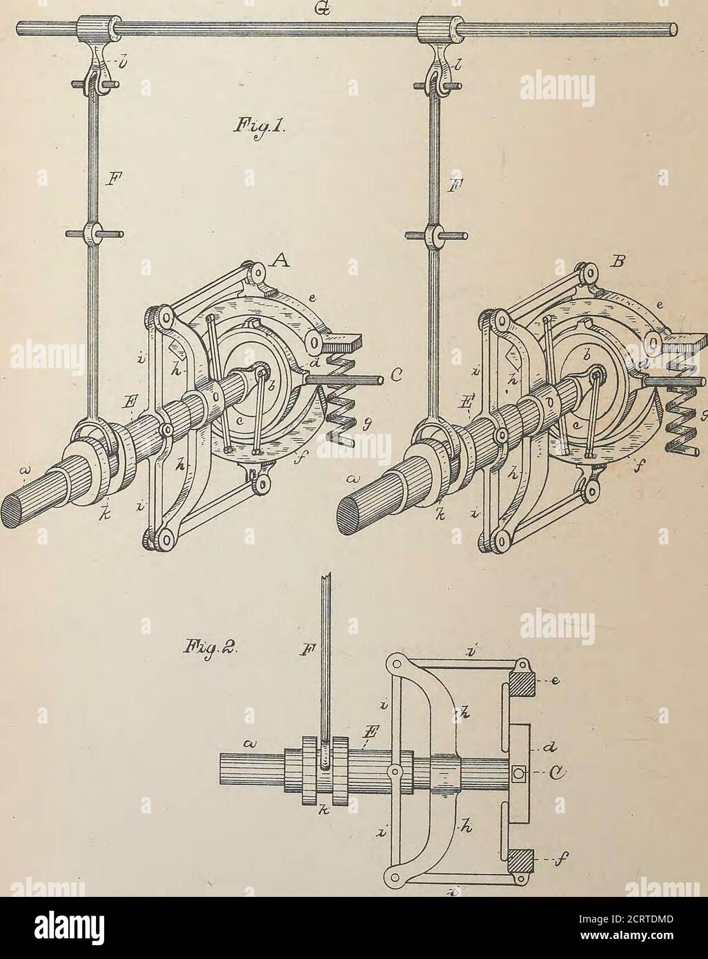 . Collection of United States patents granted to Thomas A. Edison, 1869-1884 . directions, as shown bythe arrows, and strained to the limits of theirtorsional elasticity, when they are fastened to- 35gether by pins a, or by other suitable means.The shaft may be constructed of iron, steel, orother suitable material. I have found thischaracter of shafting exceedingly efficient foruse in connecting the governors of several en- 40gines together, so as to force the engines toact in unison; but 1 do not wish to limit my-self to any particular use, since it is applica-ble to all uses where nou-torsio Stock Photo