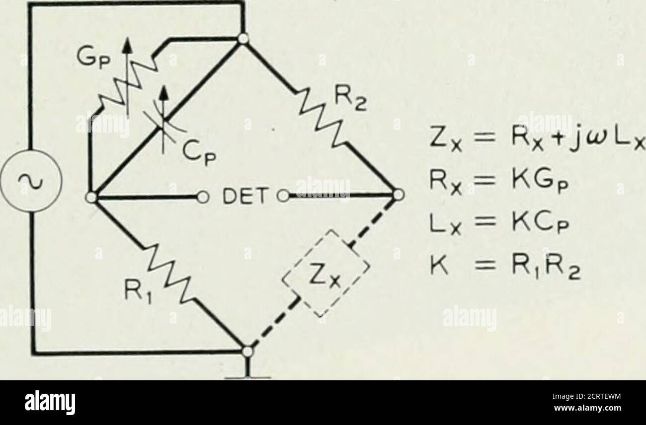. The Bell System technical journal . (a) ADMITTANCE BRIDGE (b) SERIES