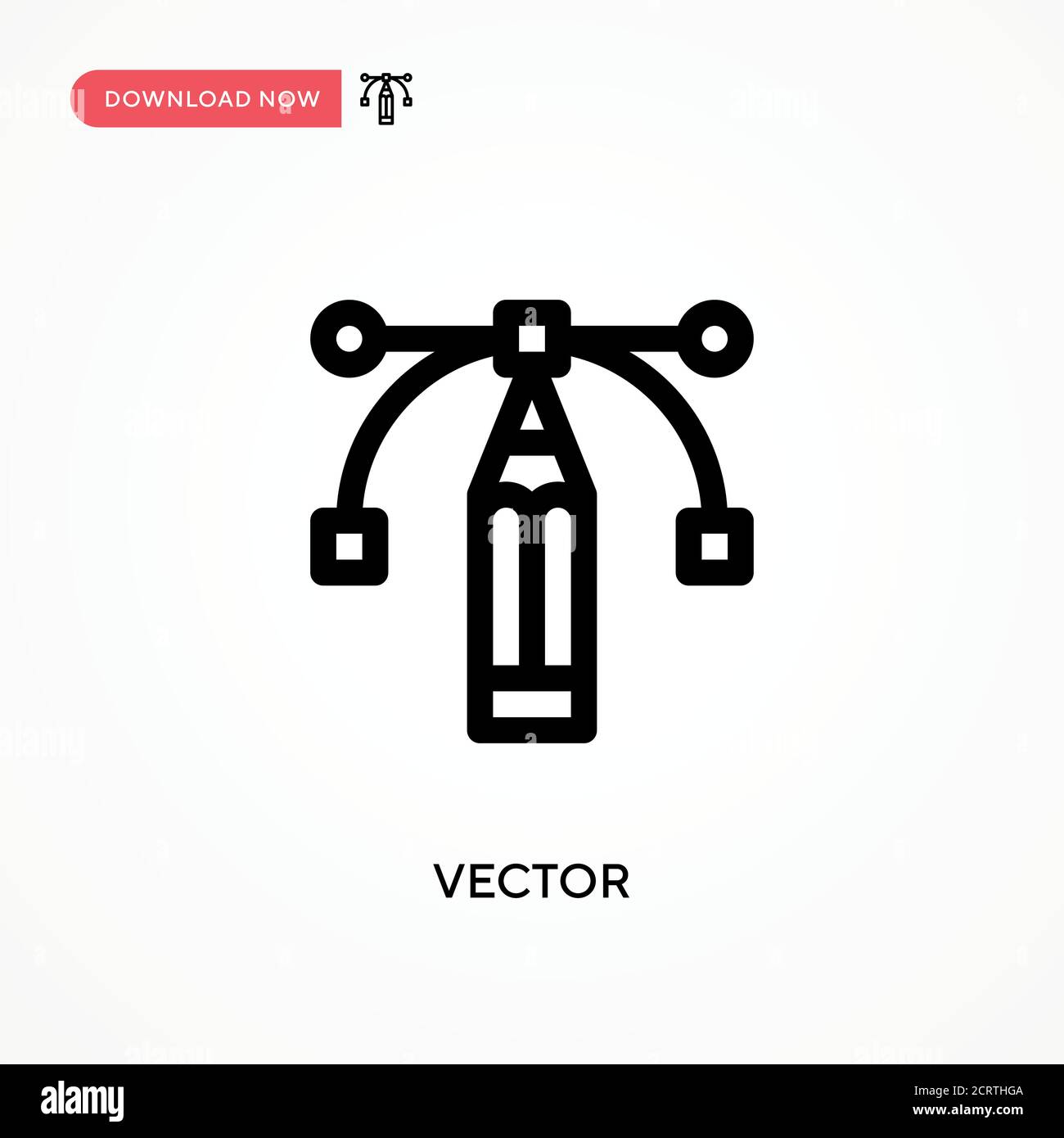 Vector Simple vector icon. Modern, simple flat vector illustration for ...