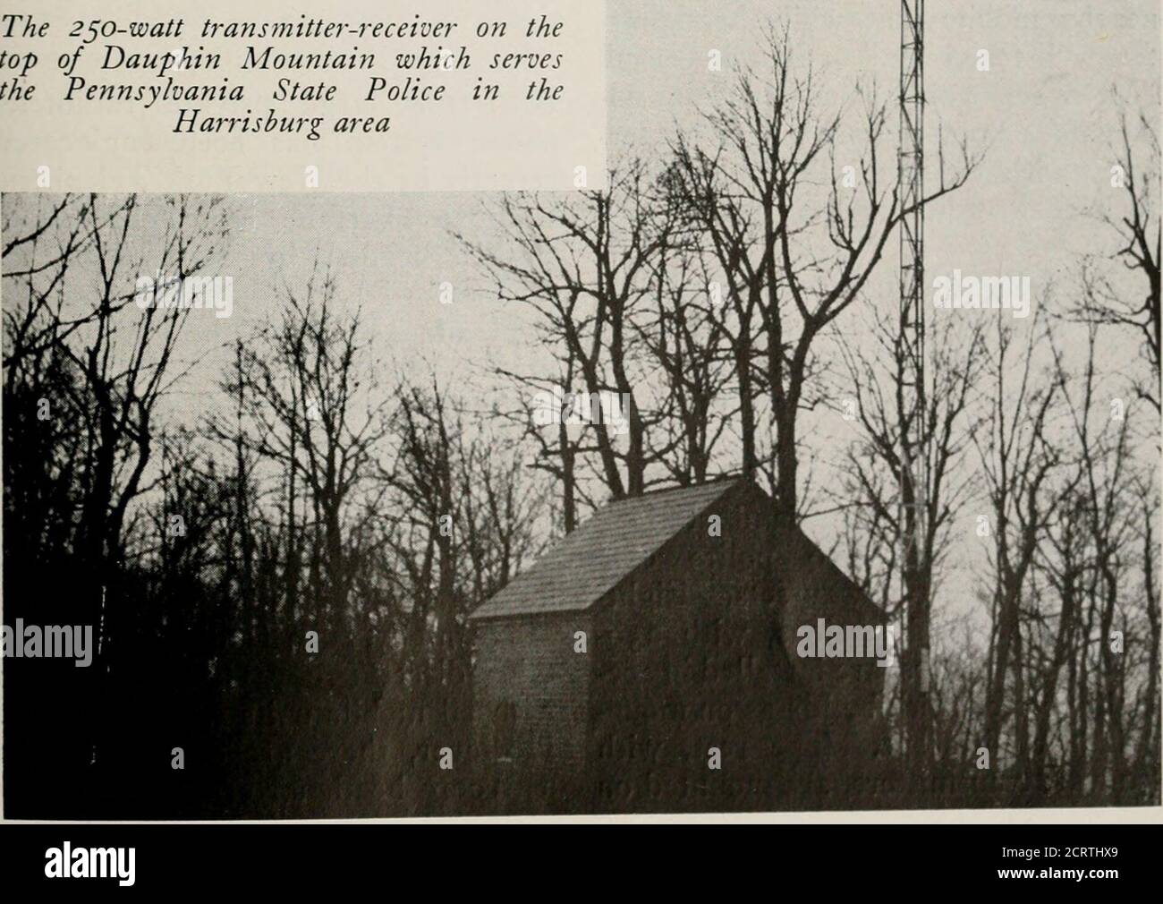 . Bell telephone magazine . rs located throughout the state J 1947^48 Arms of the Law 211 owned systems. For instance— —the customer can be relieved of secur-ing and maintaining sites for land sta-tions and, in the case of remote locations,of providing access roads, power lines,and connecting telephone; —all work required to be done by li-censed first- or second-class radio tele-phone operators is cared for by the tele-phone company, leaving the actual hand-ling of traffic to the customer; —the telephone company, w^ith a wide-spread organization of trained personnel,can provide a high grade of Stock Photo