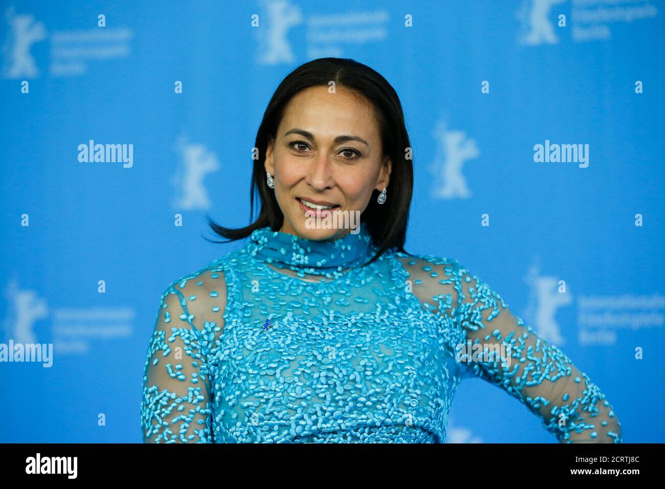 Actress Cherie Gil poses to promote the movie 'A lullaby to the sorrowful mystery' at the 66th Berlinale International Film Festival in Berlin, Germany, February 18, 2016.     REUTERS/Fabrizio Bensch Stock Photo