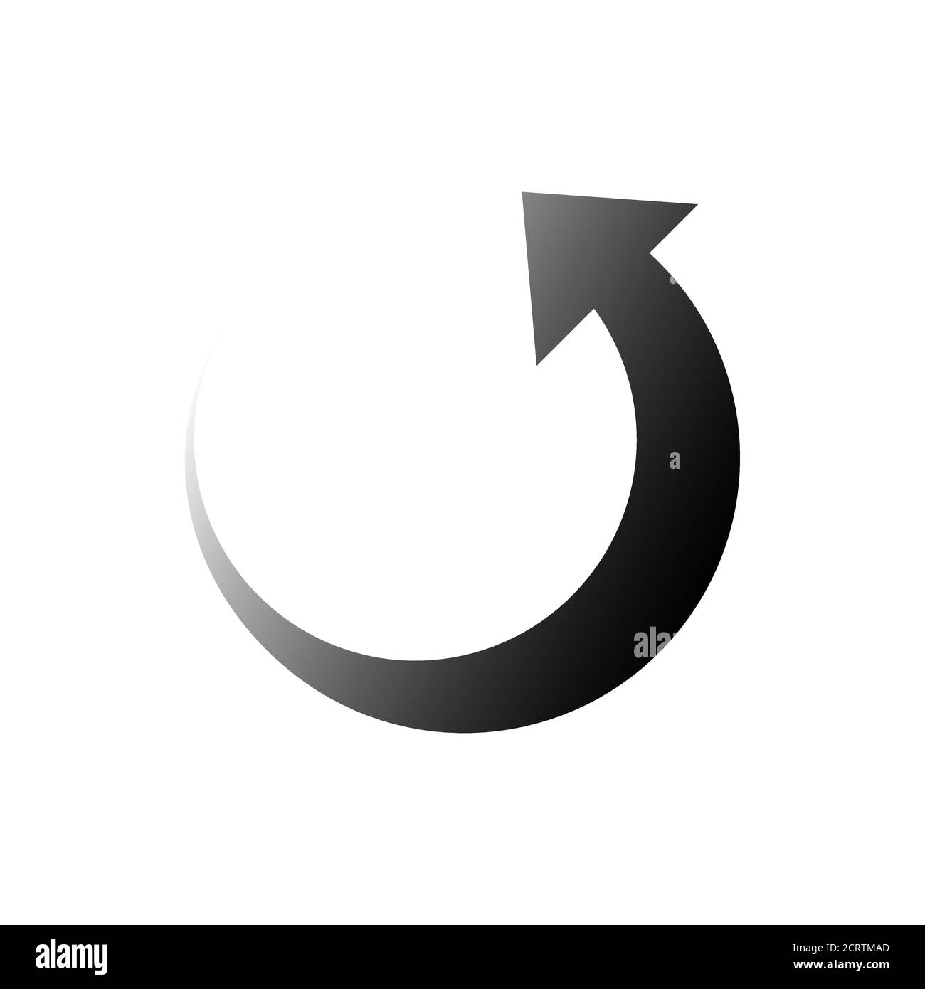 Download black flat icon. Loading sign. Vector illustration for web ...