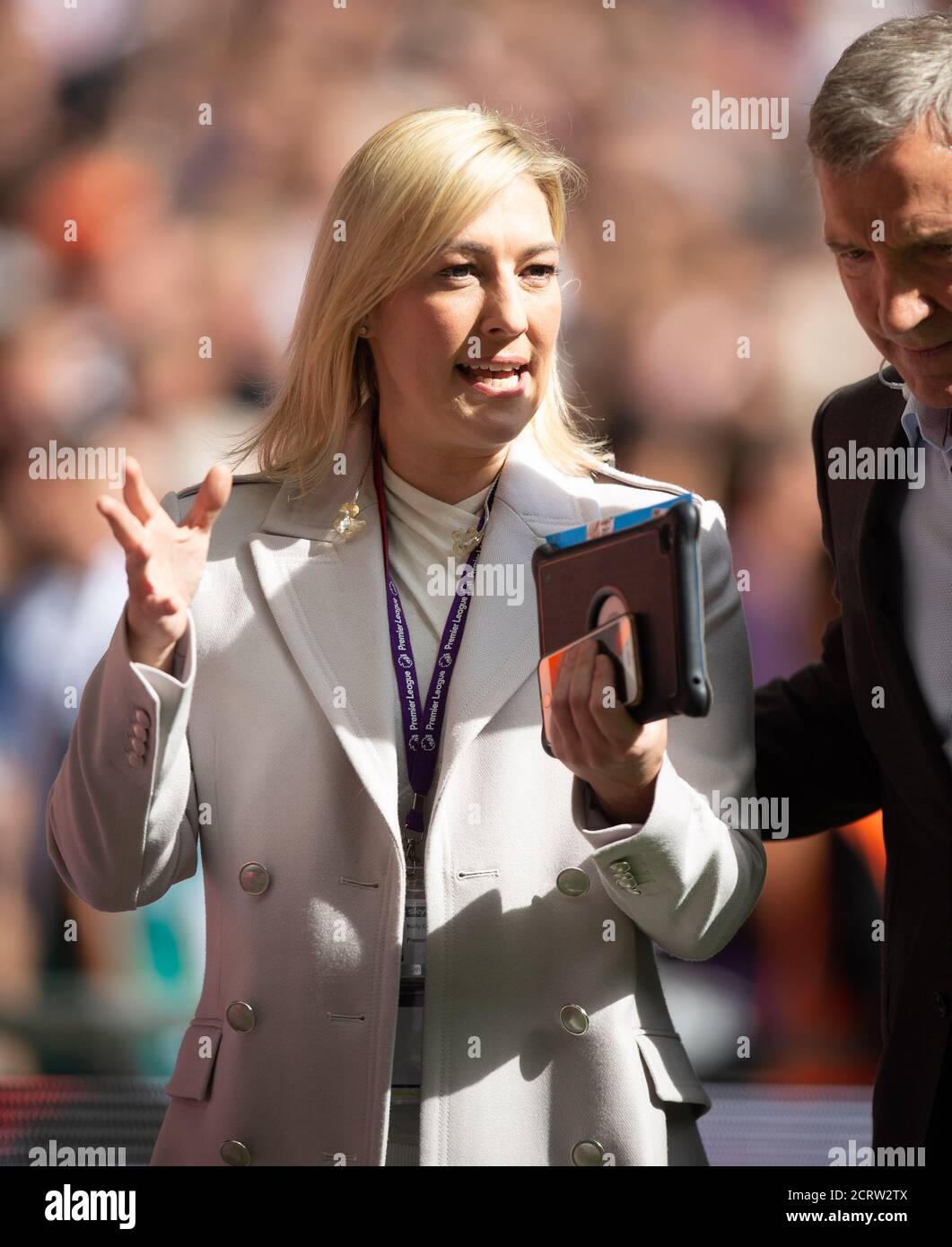 Sports Presenter Kelly Cates  PHOTO CREDIT : © MARK PAIN / ALAMY STOCK PHOTO Stock Photo