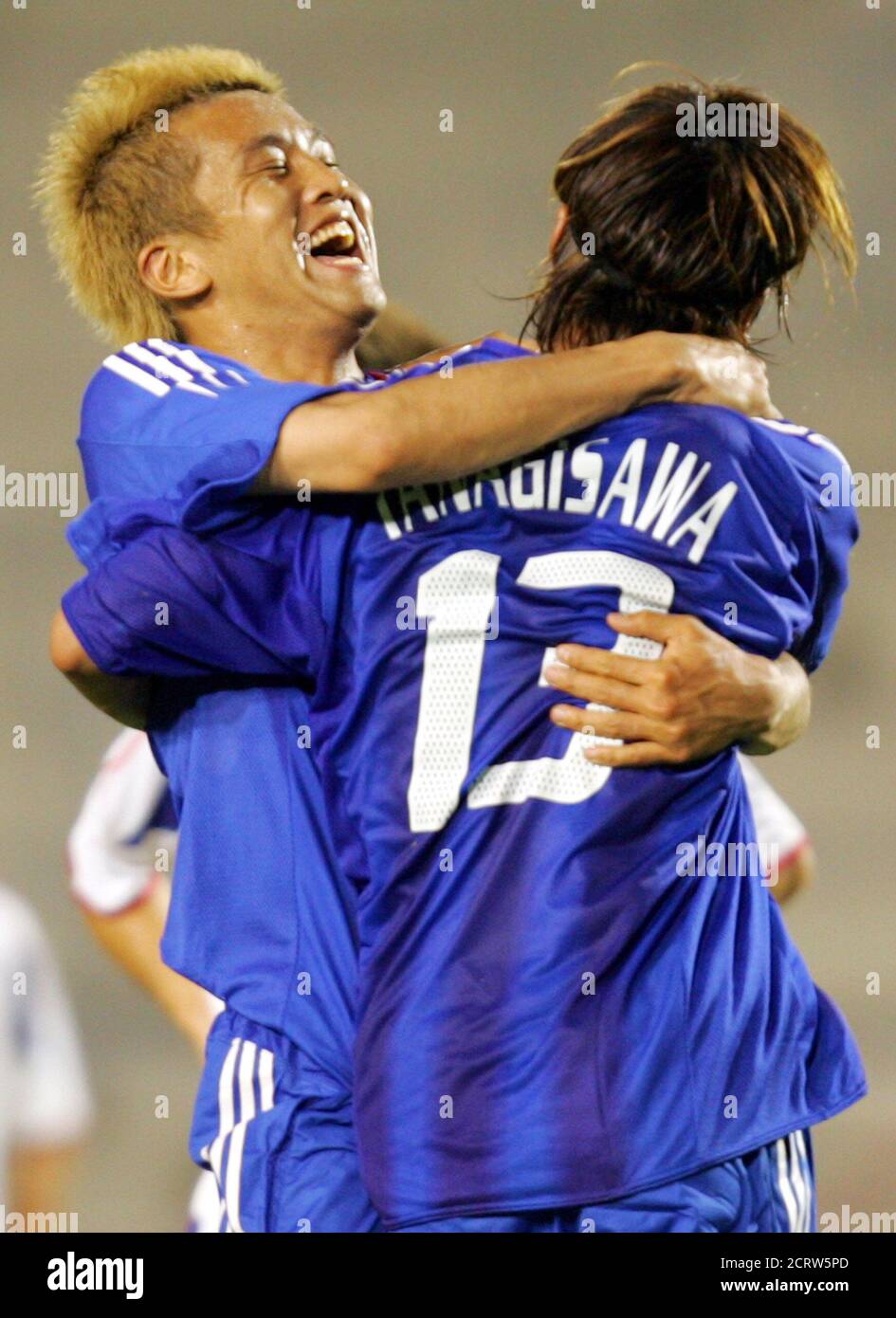 Japan S Junichi Inamoto L Celebrates With A Team Mate After Scoring A Goal To Belgium During Their Group H Match At The World Cup Finals In Saitama June 4 02 Reuters Reinhard Krause Japan S Junichi Inamoto L Celebrates With A Team Mate After Scoring A Goal To Belgium During Their Group H Match At The World Cup Finals In Saitama June 4 02 Reuters Reinhard Krause