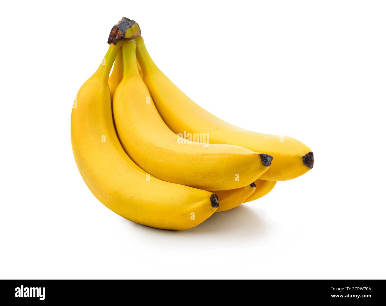 Fresh banana isolated on white Stock Photo
