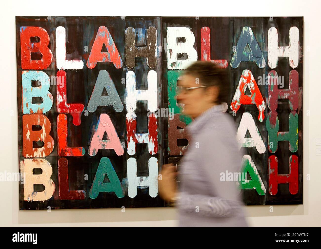 Blah blah blah painting hi-res stock photography and images - Alamy
