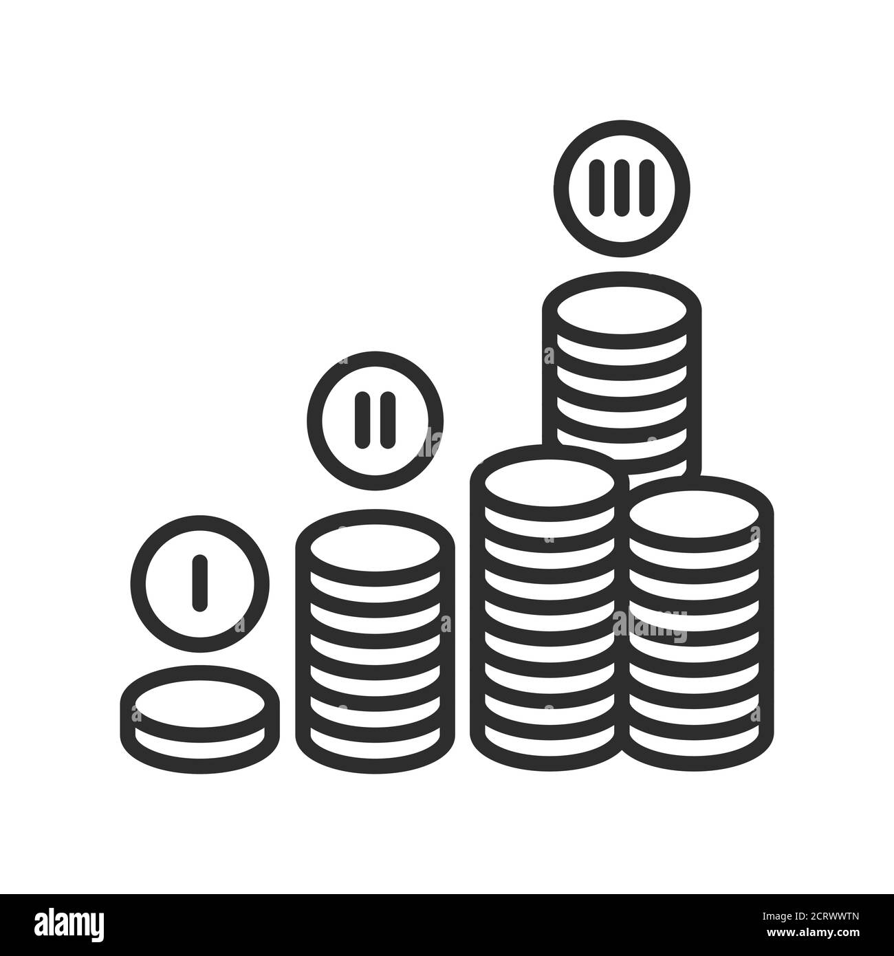 Financial plan black line icon. Plan for functioning and development  enterprise in monetary terms. Pictogram for web page, mobile app, promo. UI  UX Stock Vector Image & Art - Alamy