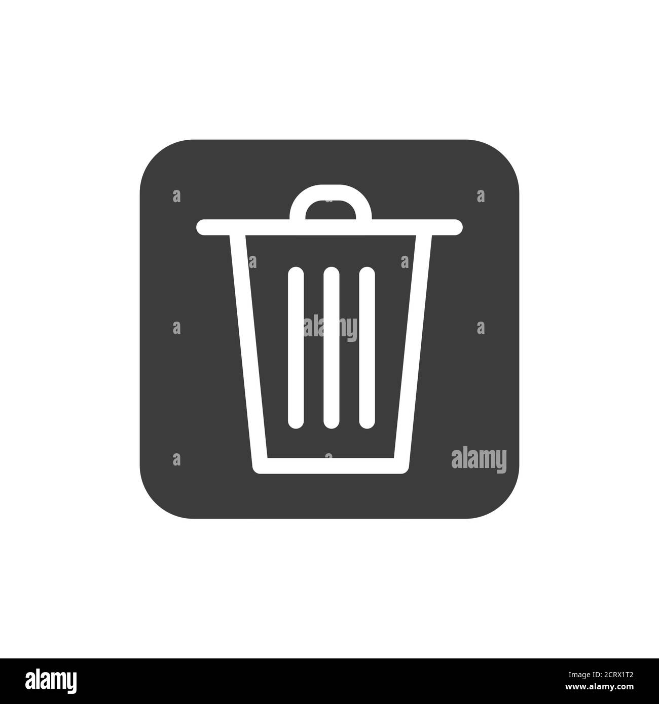 Trash bin black glyph icon. Public navigation. Pictogram for web page, mobile app, promo. UI UX GUI design element. Editable stroke. Stock Vector