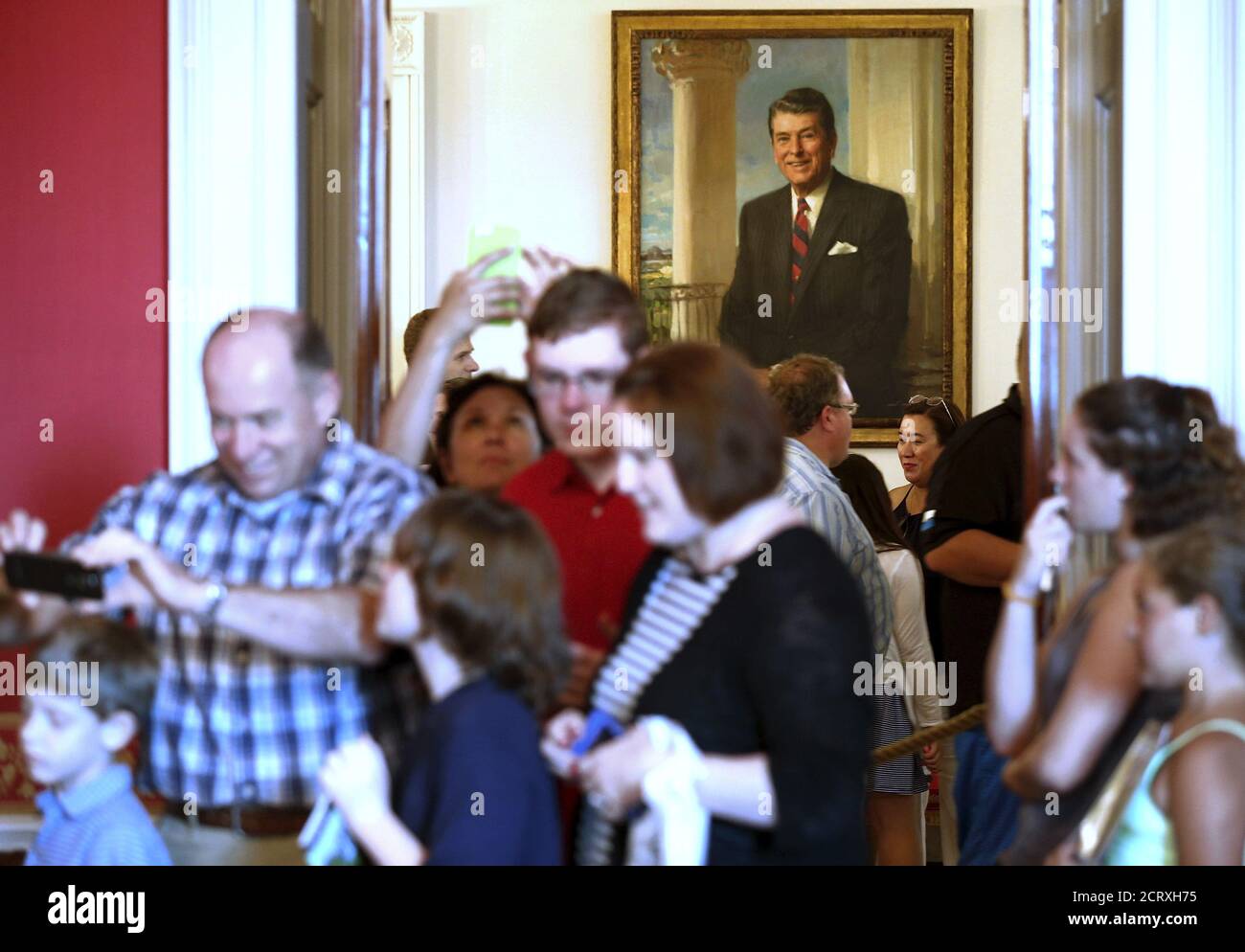 Ronald reagan president painting hires stock photography and images