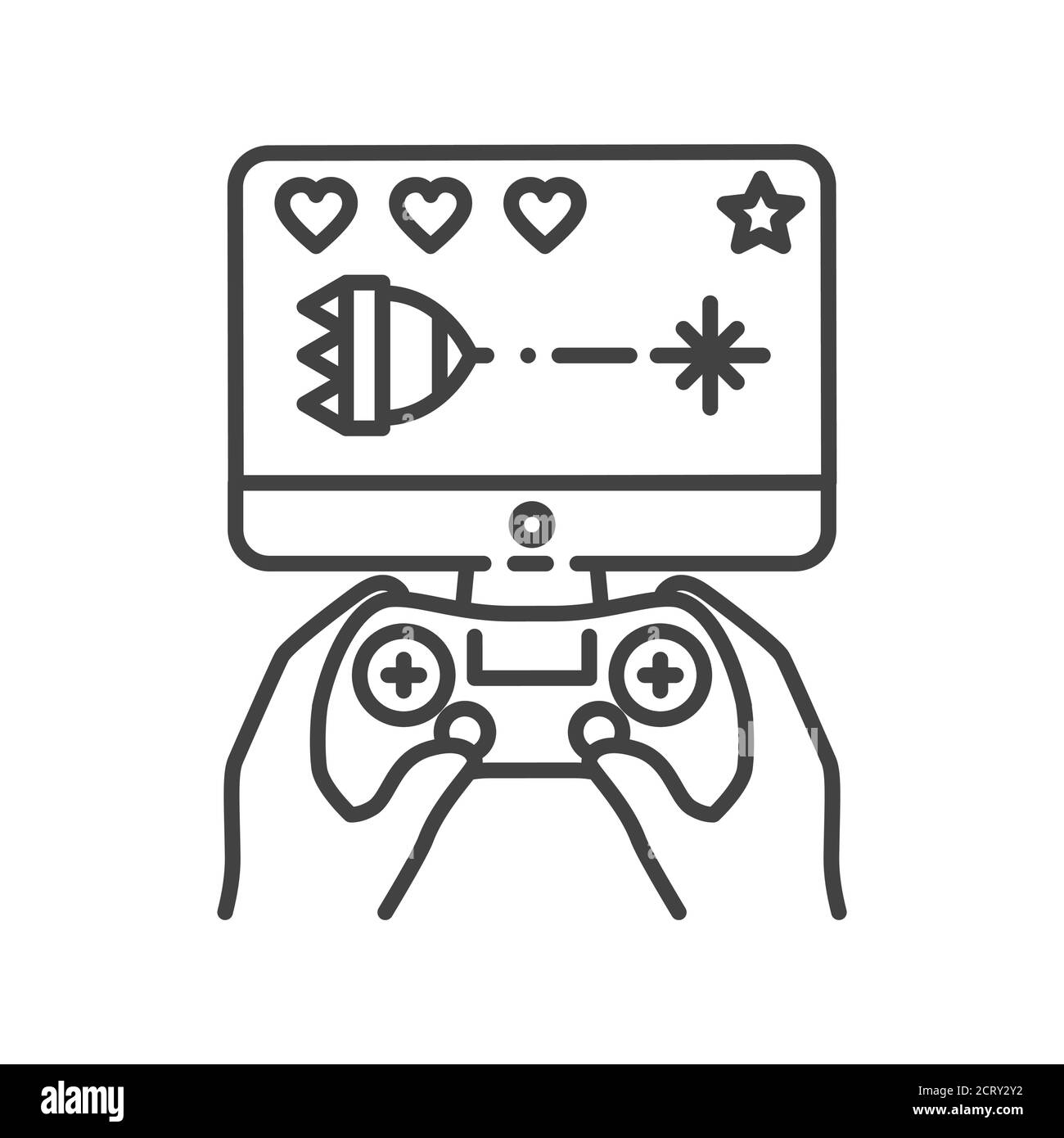 computer games clipart black and white