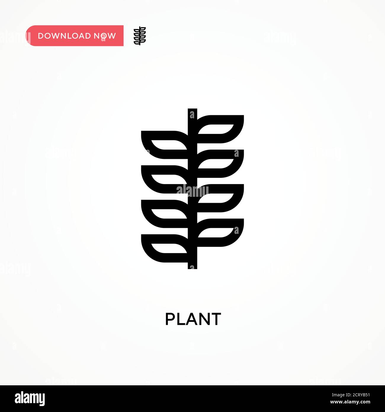 Plant Simple vector icon. Modern, simple flat vector illustration for ...
