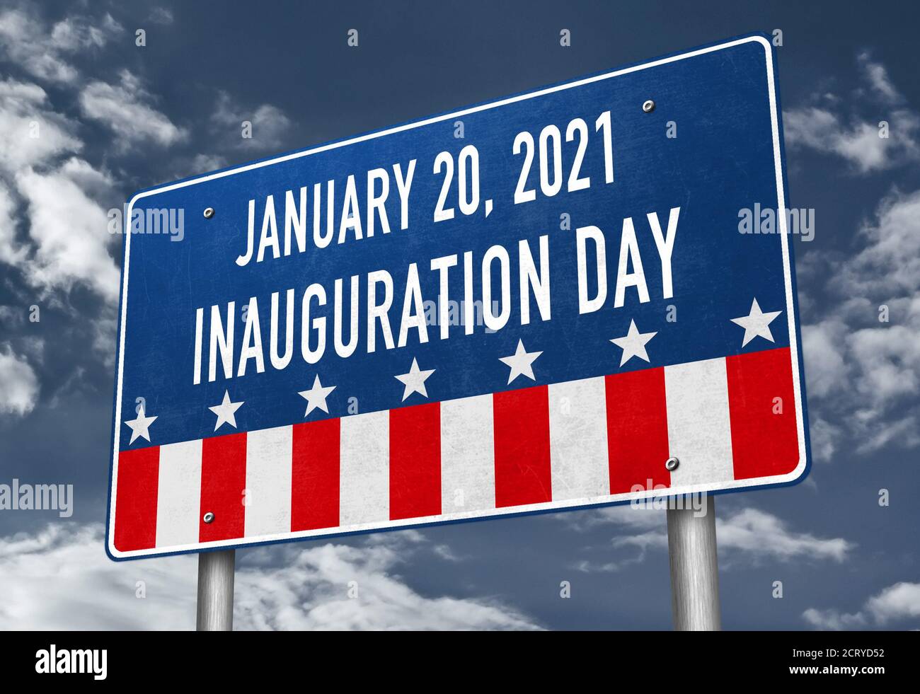 Inauguration Day in 2021 for the elected President Stock Photo