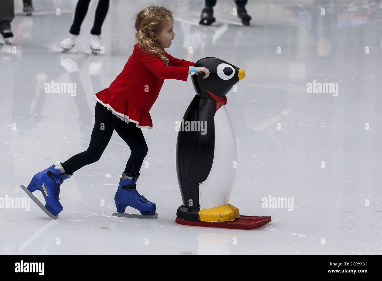 Penguin Skating Aid High Resolution Stock Photography And Images Alamy