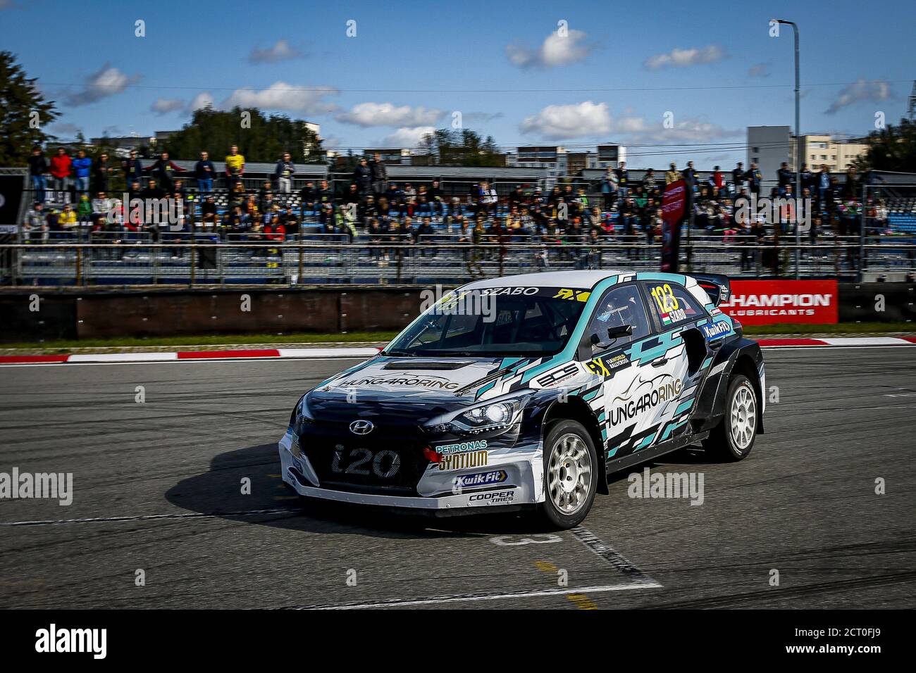 123 SZABO Krisztian (HUN), GRX Set (FIN), Hyundai i20, action during ...