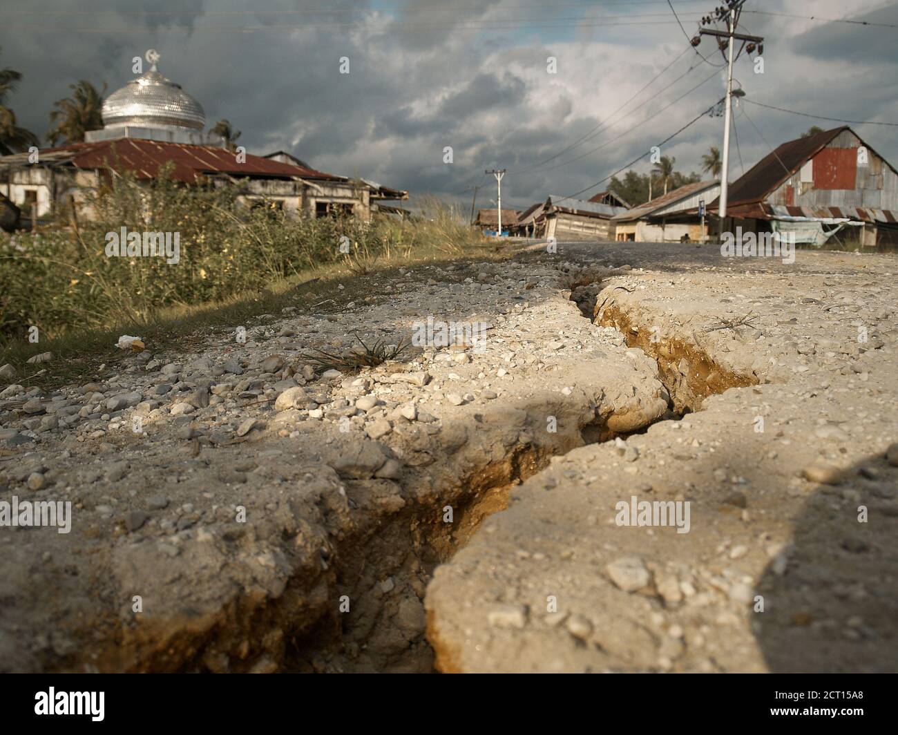 Repairing rural road after hi-res stock photography and images - Alamy