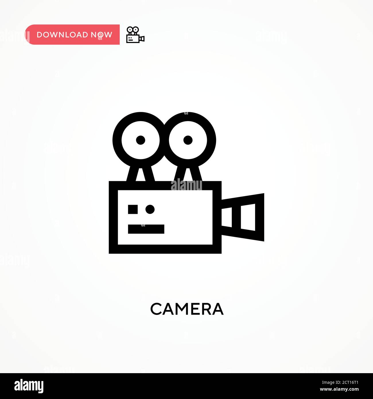 Camera Simple vector icon. Modern, simple flat vector illustration for ...