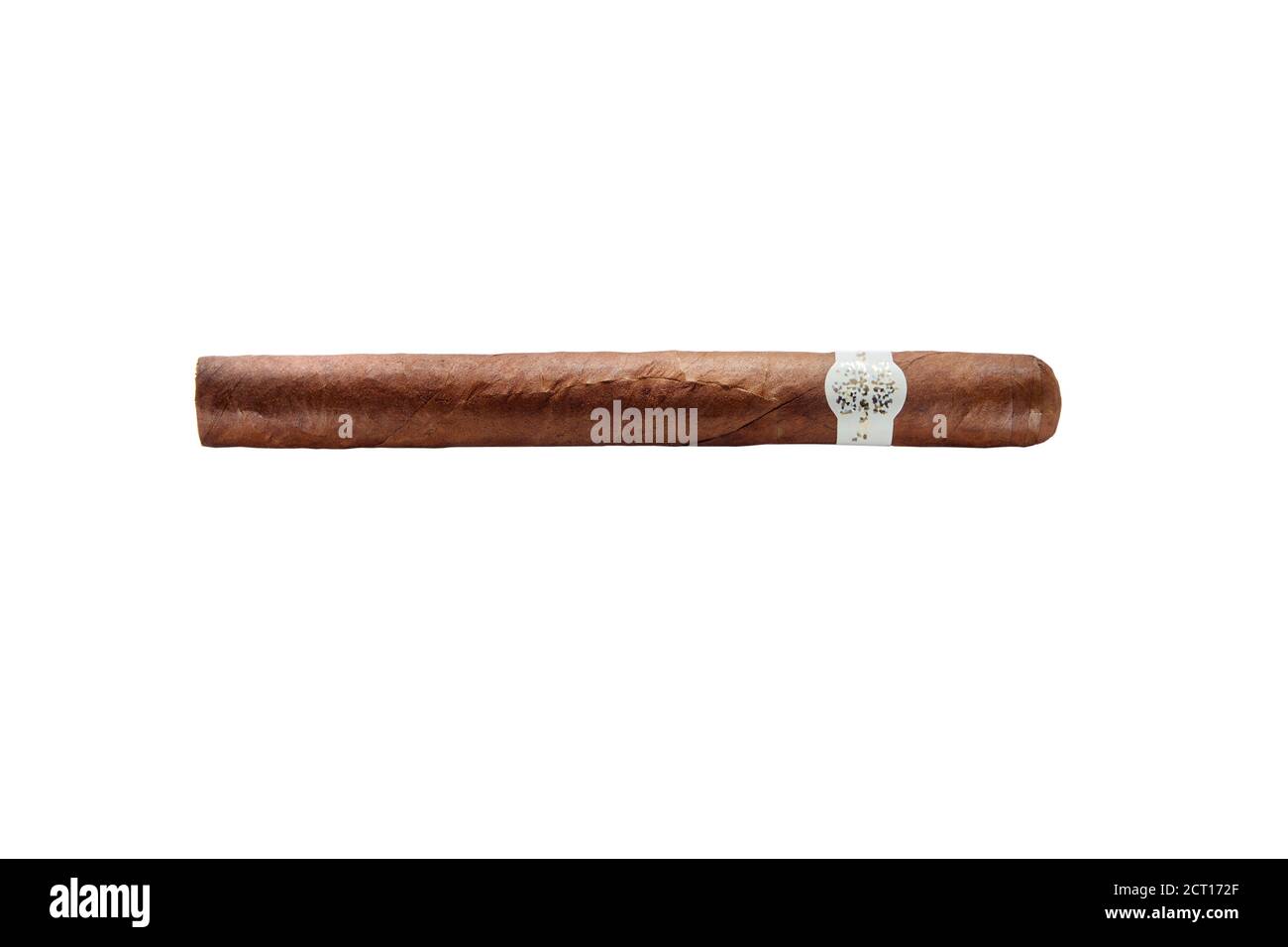 cigar on white Stock Photo