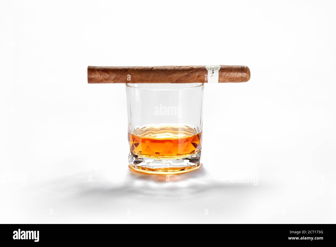 drink cigar Stock Photo