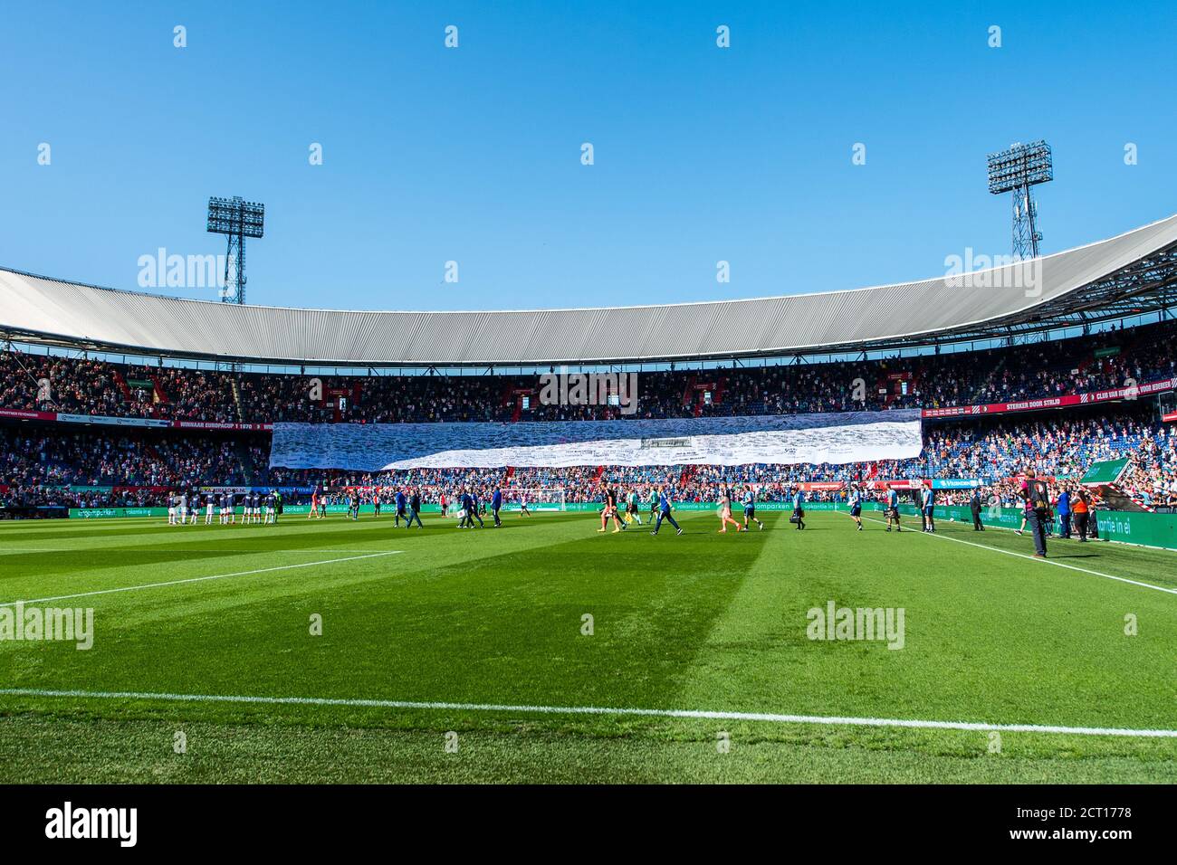 ROTTERDAM, NETHERLANDS - SEPTEMBER 20: View of stadium De Kuip before the eredivisie match between Feyenoord and FC Twente at stadium De Kuip on september 20, 2020 in Rotterdam, Netherlands. *** Local Caption *** Stock Photo