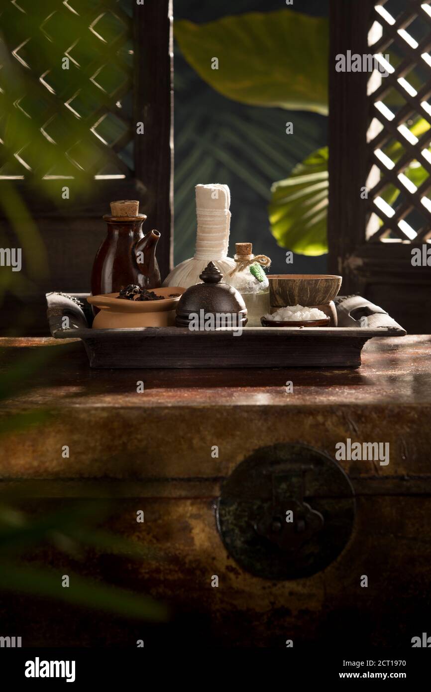 spa objects Stock Photo