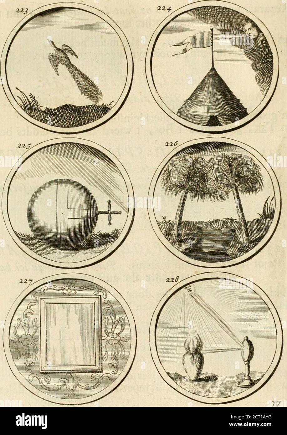 Verzámeling van uitgekórene zin-spreuken, en zinnebeeldige  print-vercieringen : eertyds, op bevel van den aller doorlugtigsten keizer  der Russen, Peter Alexis, of de Gróte, getékent en gesnéden : en nu op nieus