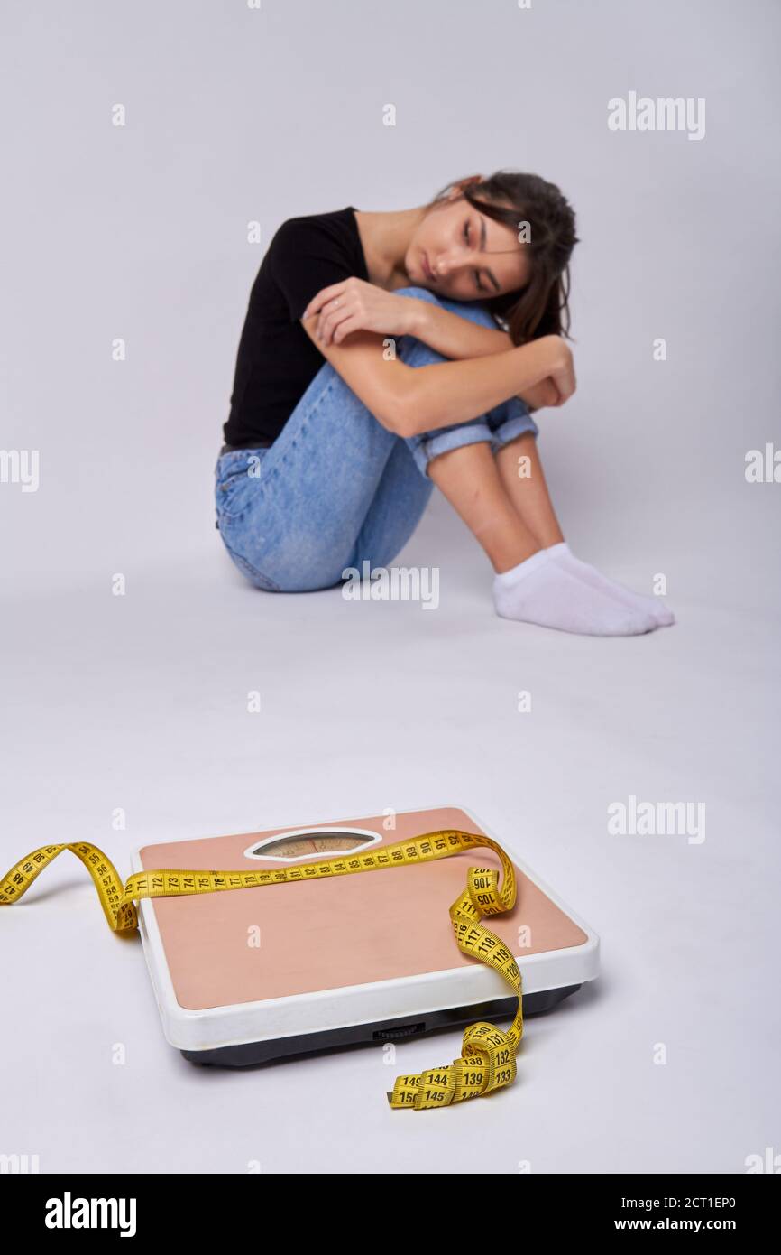 Weight loss depression and tiredness concept Stock Photo Alamy