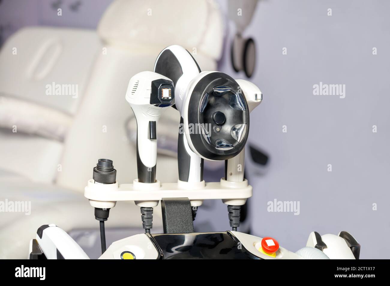 Various medical cosmetic instruments, liposuction and massage machines